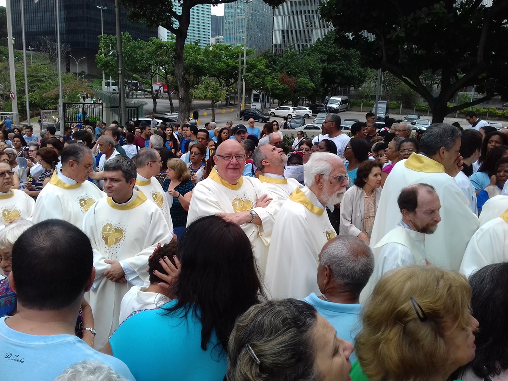 Pe. Sebastião na Festa da Unidade